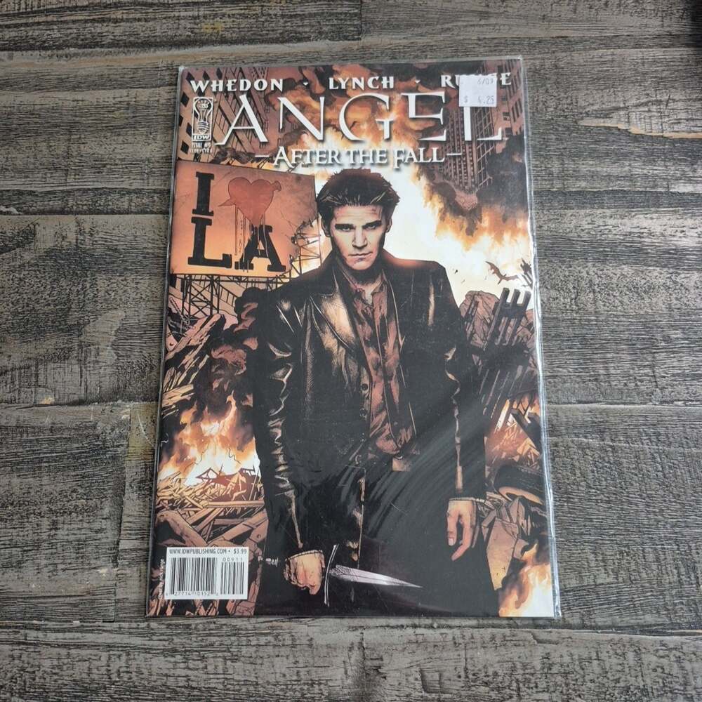 Angel After The Fall Issue 9 Comic Book IDW Publishing Whedon Lynch Runge CVR A